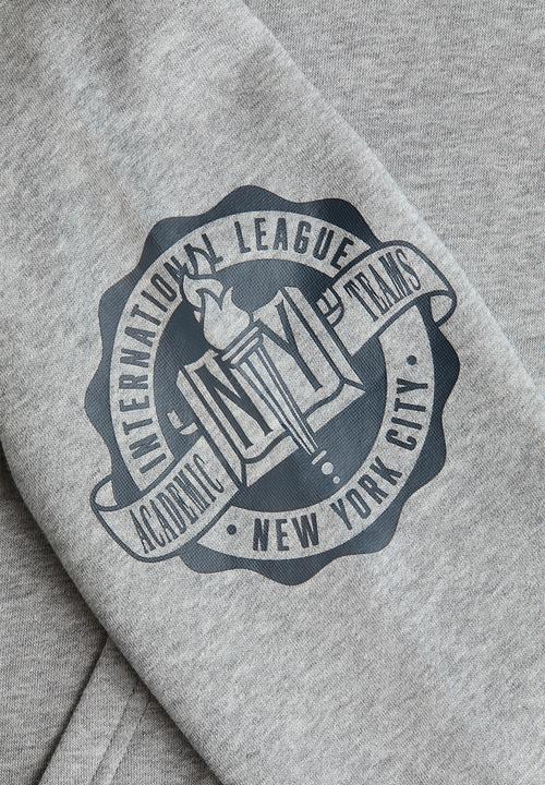 H&M - Hoodie - grey marl/nyc