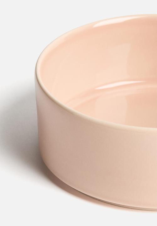 H&M - Small stoneware bowl - light pink