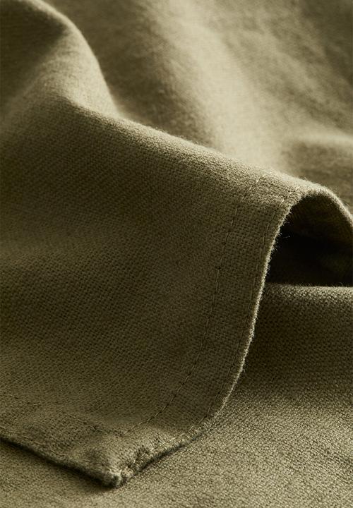 H&M - 4-Pack linen-blend napkins - khaki green