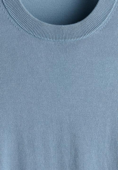 H&M - Regular fit fine-knit jumper - dusty blue