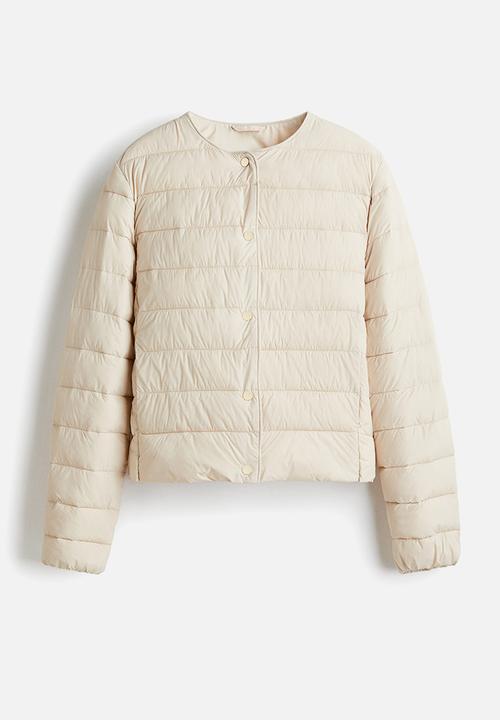 H&M - Quilted jacket - light beige