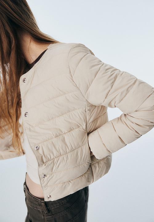 H&M - Quilted jacket - light beige