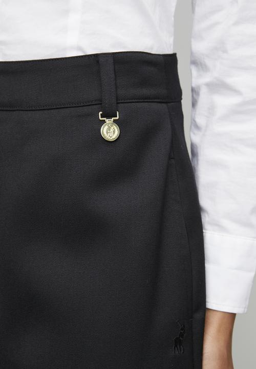 POLO - Wmn Maddi Wide Leg Wool Pant - Black