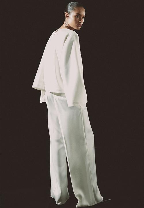 H&M - Wide trousers - white