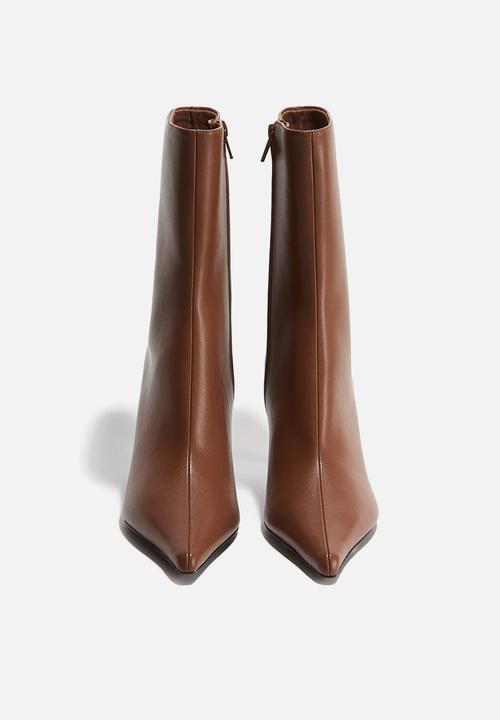 H&M - Heeled ankle boots - brown