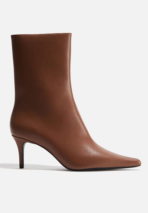 H&M - Heeled ankle boots - brown