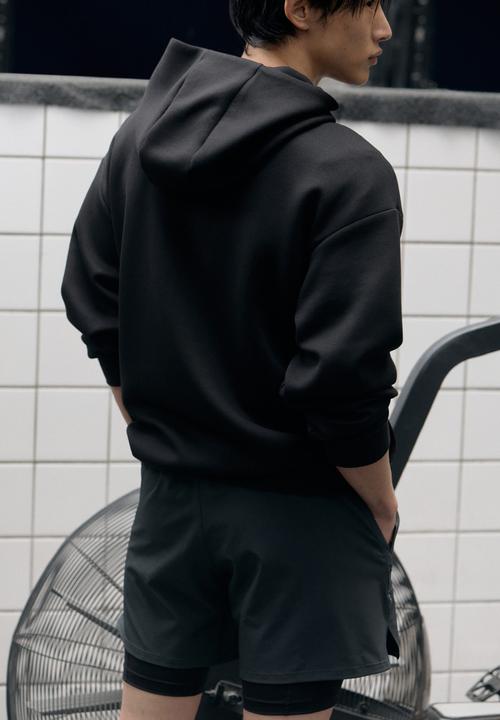 H&M - Double-layered sports shorts with drymove™ - dark grey
