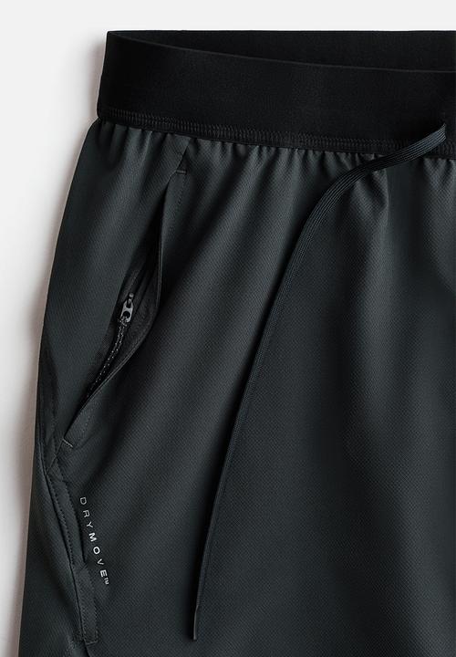 H&M - Double-layered sports shorts with drymove™ - dark grey