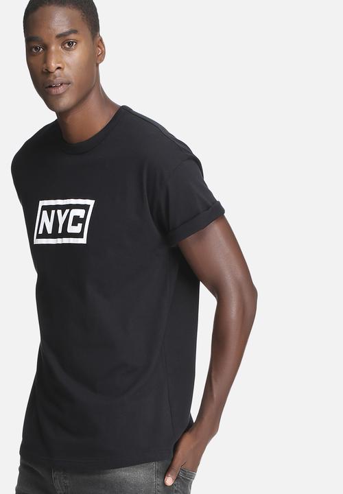 basicthread - Graphic oversized boxy tee