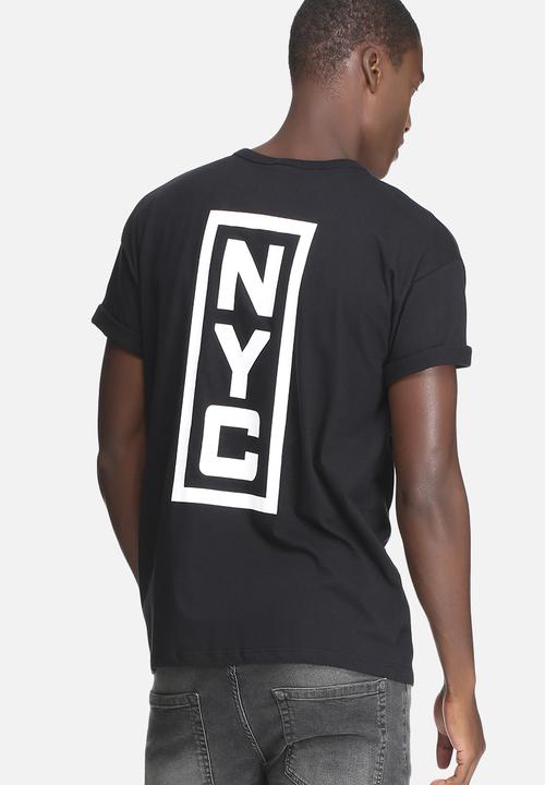 basicthread - Graphic oversized boxy tee