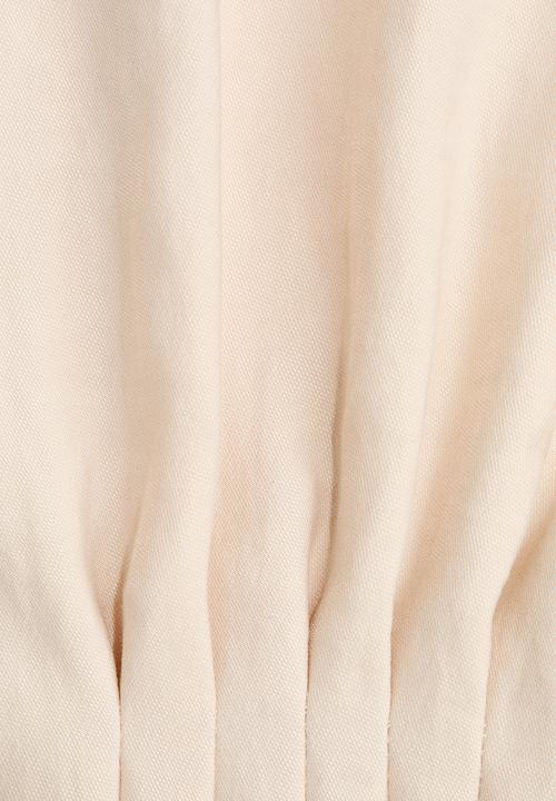 H&M - Waisted blouse - light beige