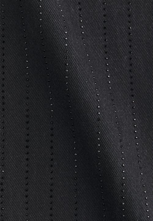 H&M - Embellished denim dress - black
