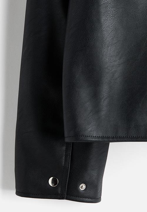 H&M - Collared jacket - black