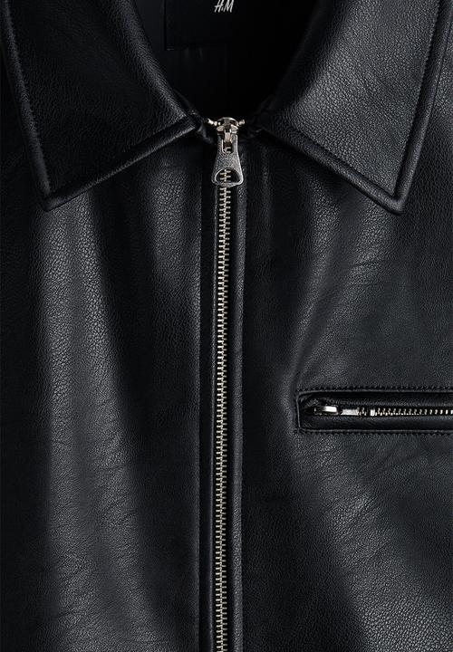 H&M - Collared jacket - black