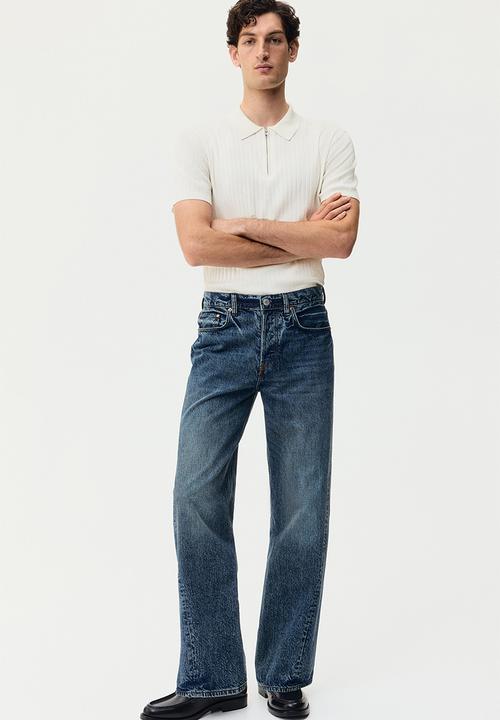 H&M - Slim fit polo shirt - cream