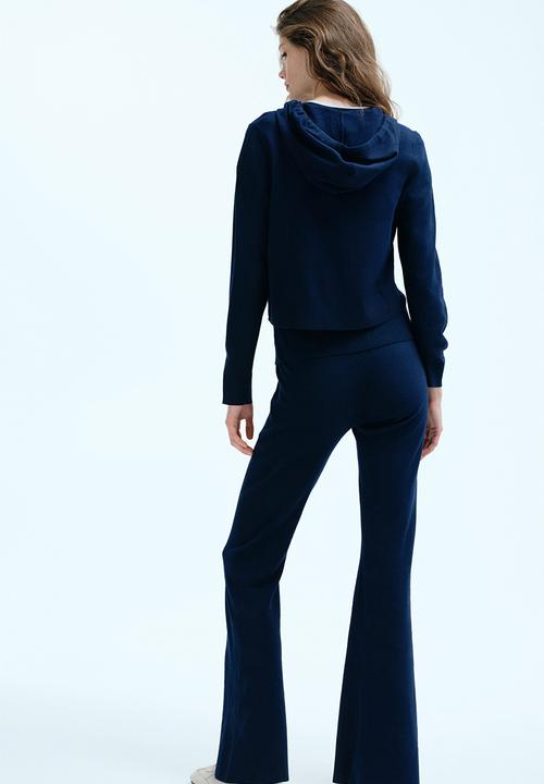 H&M - Hooded cardigan - navy blue