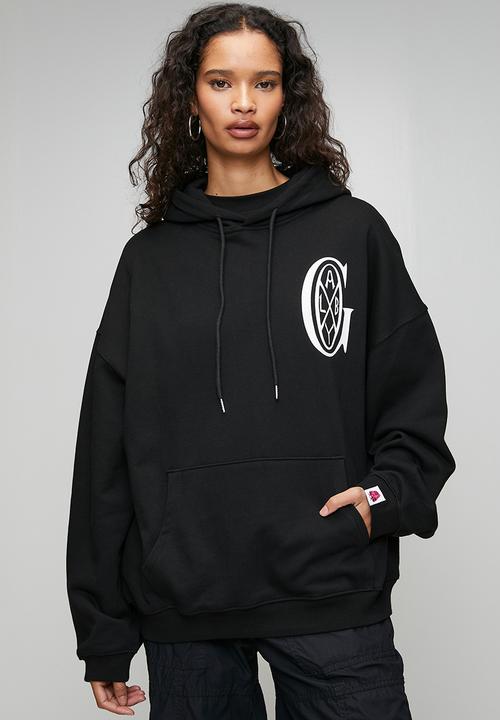 GALXBOY - CREST HOODIE - BLACK