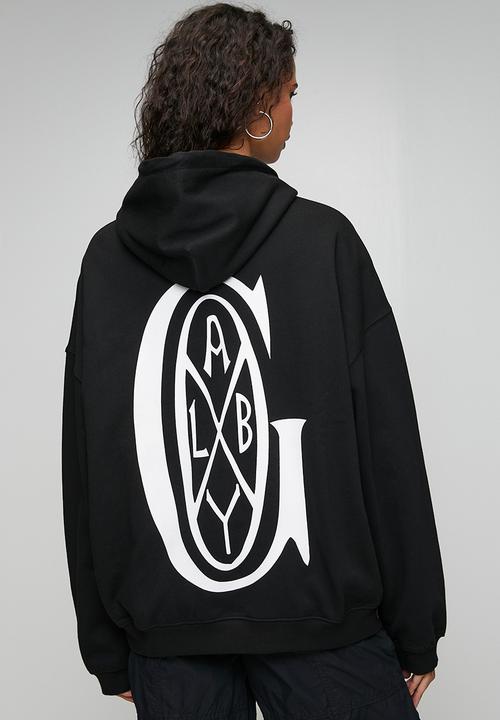 GALXBOY - CREST HOODIE - BLACK