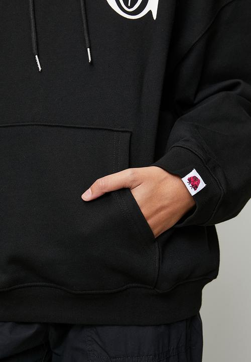 GALXBOY - CREST HOODIE - BLACK
