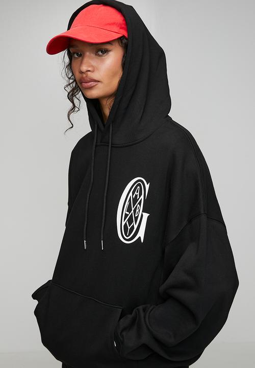 CREST HOODIE - BLACK