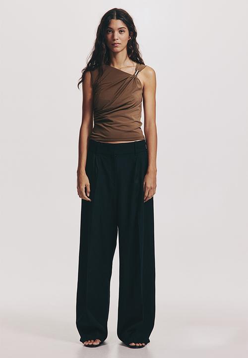 H&M - Draped top - brown