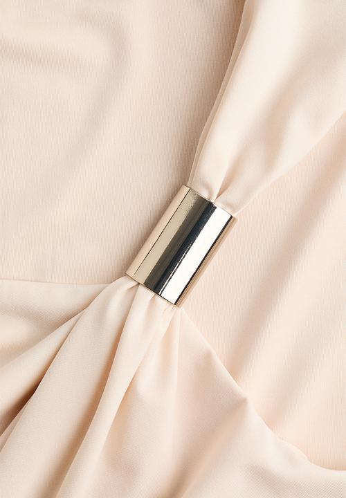 H&M - Draped top - light beige