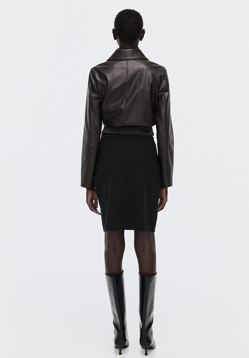 H&M - Jersey pencil skirt - dark grey