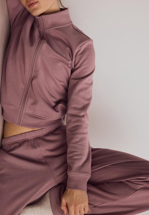 H&M - Slim fit track jacket - antique rose