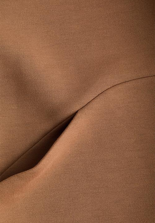 H&M - Scuba zip-through hoodie - dark beige