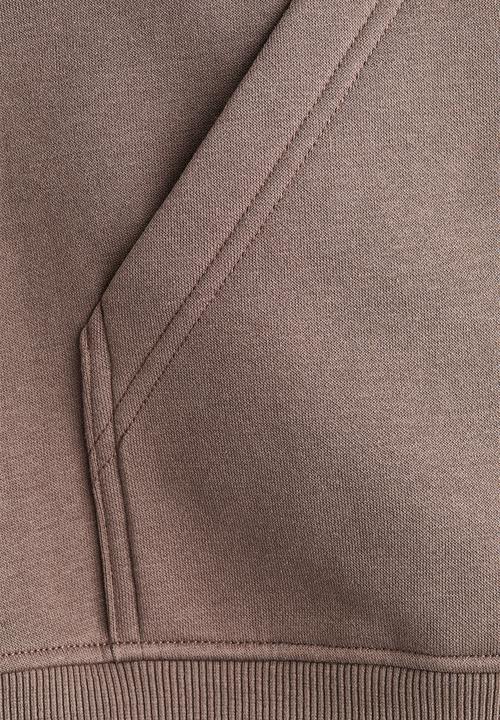 H&M - Zip-through hoodie - dark mole