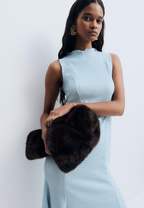 H&M - Smocked dress - light blue