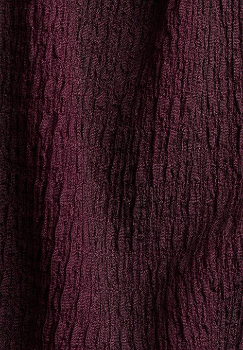 H&M - Smocked dress - plum red