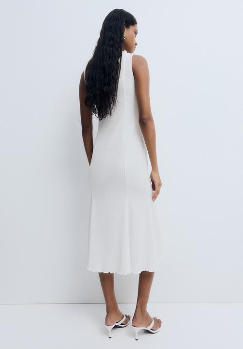 H&M - Smocked dress - white