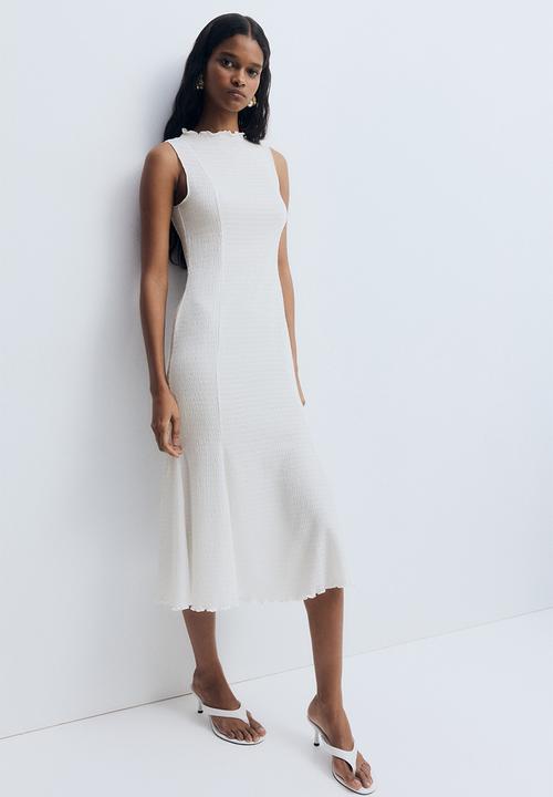 H&M - Smocked dress - white