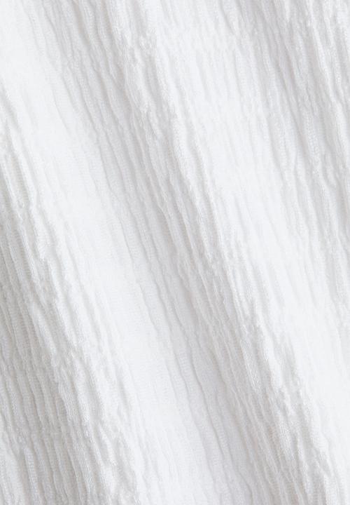 H&M - Smocked dress - white