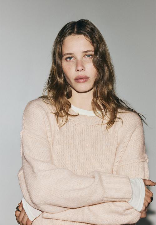H&M - Oversized jumper - light beige