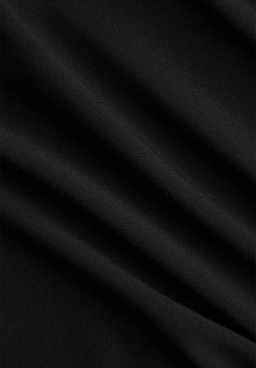 H&M - Draped jersey top - black