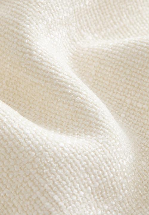 H&M - Chenille cushion cover - cream