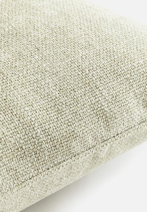H&M - Chenille cushion cover - light dusty green