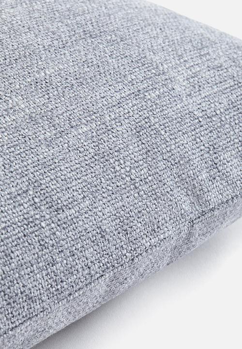 H&M - Chenille cushion cover - dusty blue