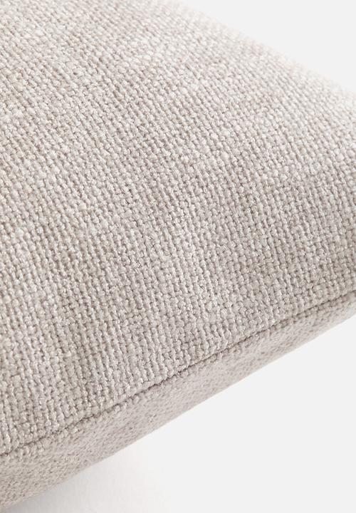 H&M - Chenille cushion cover - light greige