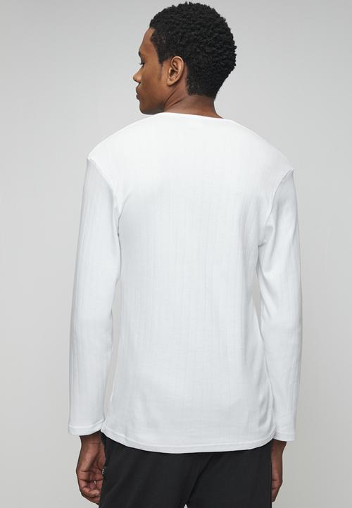 Jockey - Drop Needle Interlock Undershirt - White