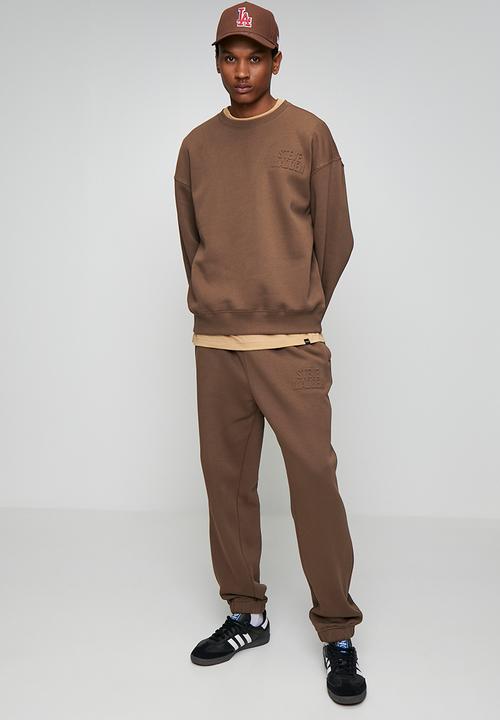 Steve Madden - Rome Relaxed Crew Neck Sweat - Choc