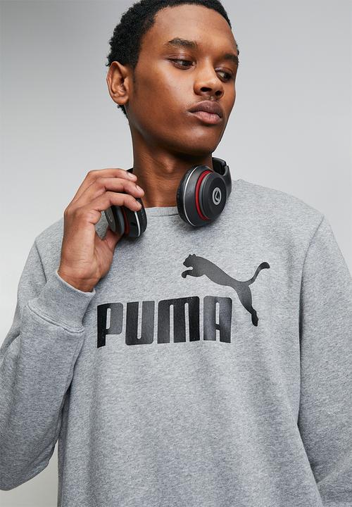 PUMA - ESS No. 1 Logo Crew FL M - Medium Gray Hea