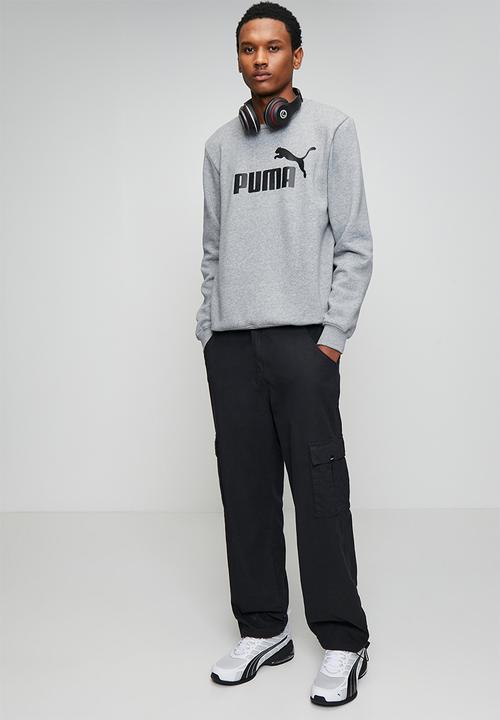 PUMA - ESS No. 1 Logo Crew FL M - Medium Gray Hea