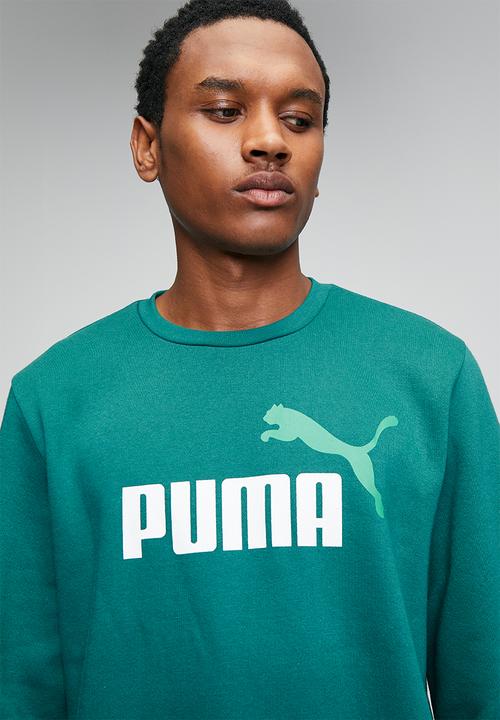 PUMA - ESS 2 COLOR No. 1 Logo Crew FL - Emerald Ice