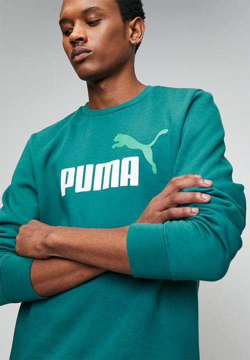 PUMA - ESS 2 COLOR No. 1 Logo Crew FL - Emerald Ice