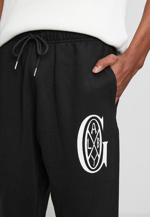 GALXBOY - CREST PANTS - BLACK