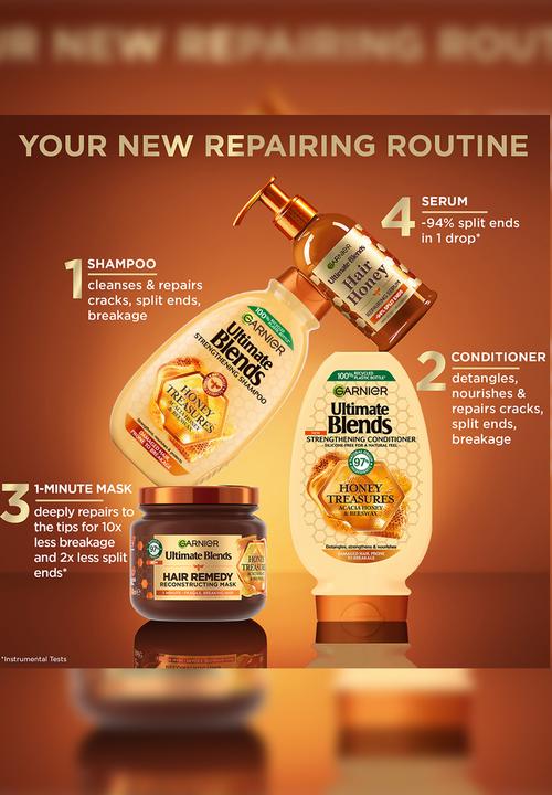Garnier - Ultimate Blends Honey Treasures Conditioner 400ml