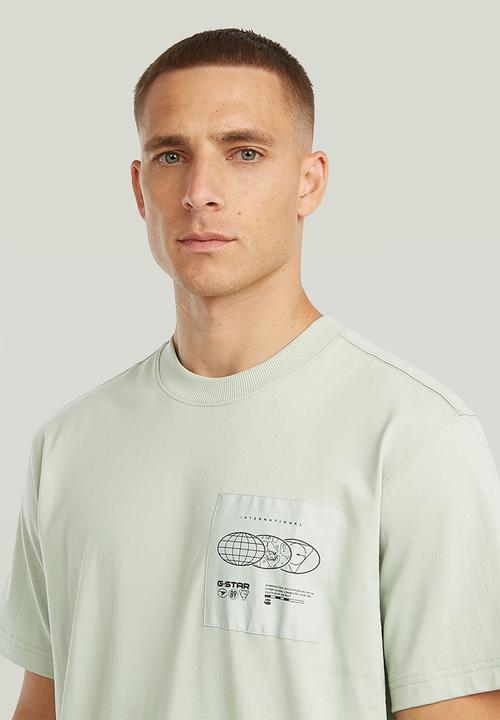 G-STAR - Applique Gr R T - Pale Green